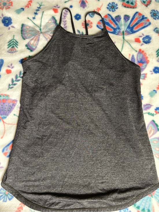 lululemon athletica Tops - lululemon athletica Charcoal Gray High-Neck Tank